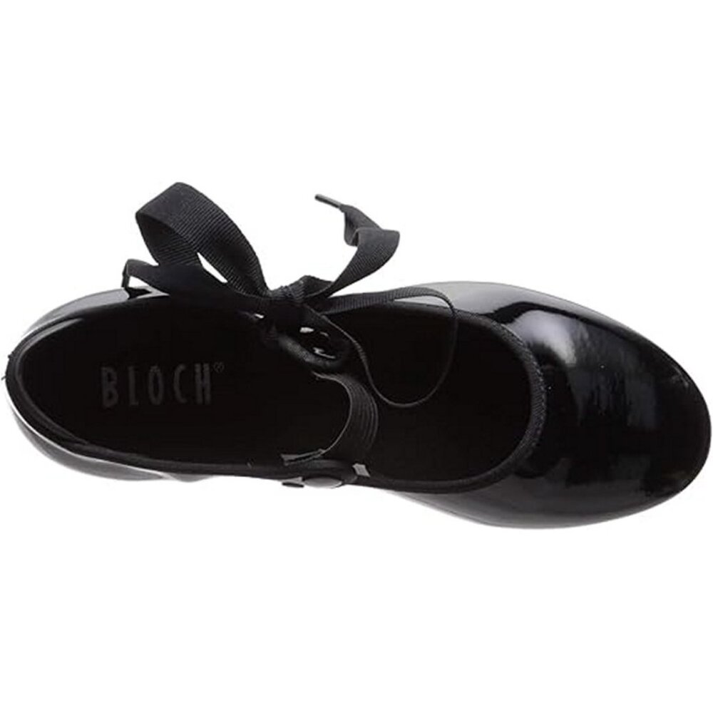 BLOCH Tap Shoe Sz 7.5 Faux Patent Leather, Dance Annie Tyette - Picture 5 of 7